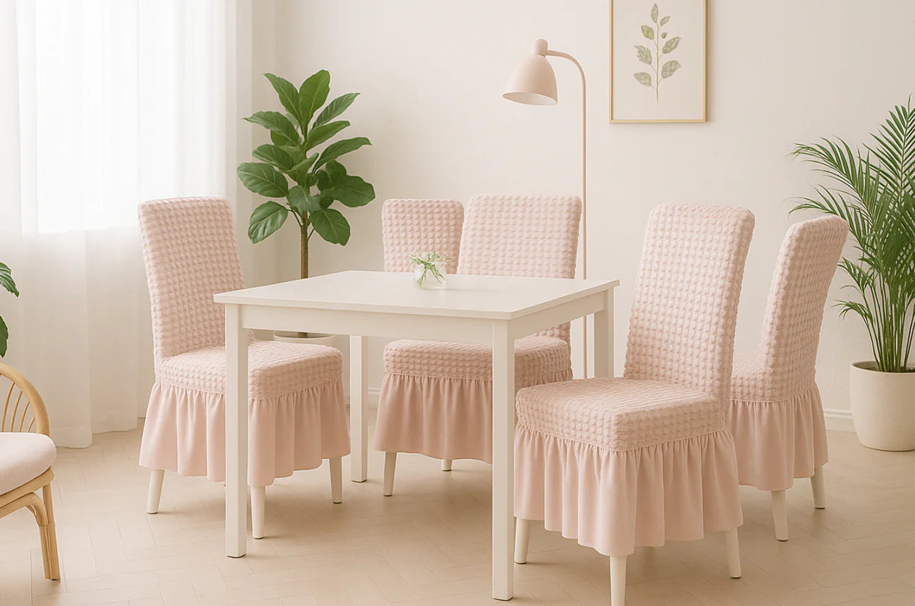 Stoltrekk med Skjørtedetalj – Perfekt for Bryllup, Fester og Hjemmeinnredning