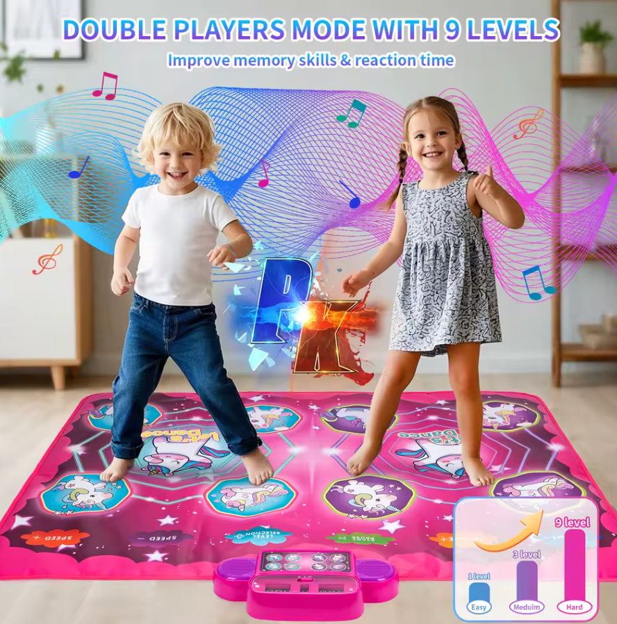 Electronic Dance Mat for Kids β with Bluetooth and 9 Levels of Fun! πΆ