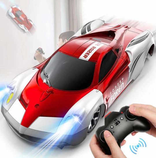 Muurklimmende RC-auto met LED-licht – Coole racewagen voor kinderen (2–13 jaar)