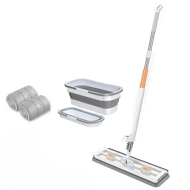 WideWipe™ - 360° roterende, selvsvingende mopp med 360° rotasjonsvinkel | 35% Rabatt