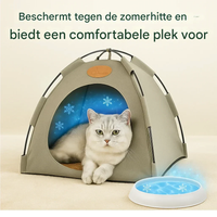 Premium Koel Tentje voor Katten β Ultiem Comfort op Warme Dagen