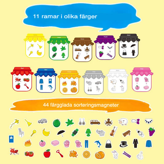 Magnetiska Klistermärken för Att Stimulera Ditt Barns Kreativitet
