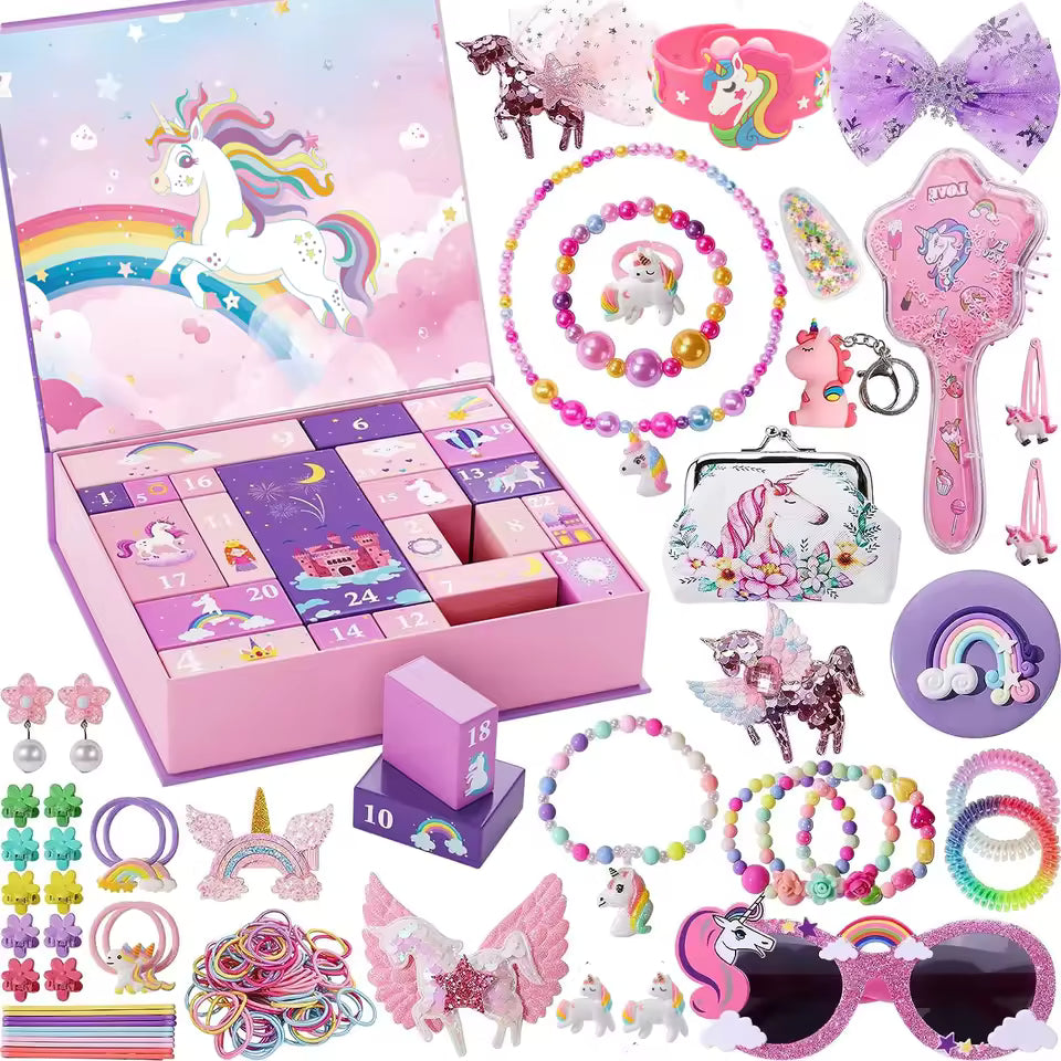 Sprankelende Kerstdromen – Een magische adventskalender voor wie van glitter, roze en verrassingen houdt 🎀