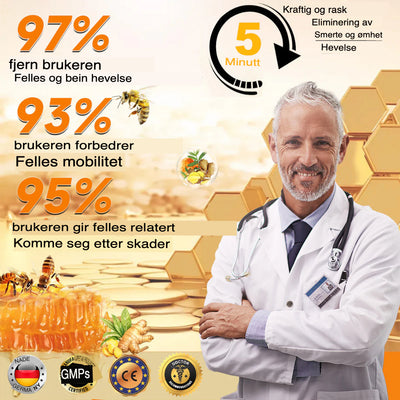 AFGAFG™ Bienegift-Smertefri Krem – Lindrer Smerter, Hevelser og Fremmer Beinhelse