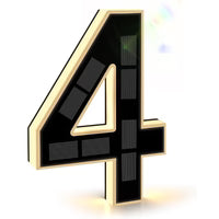 Solbelysta Husnummer - LED-skylt för modern & stilren exteriör