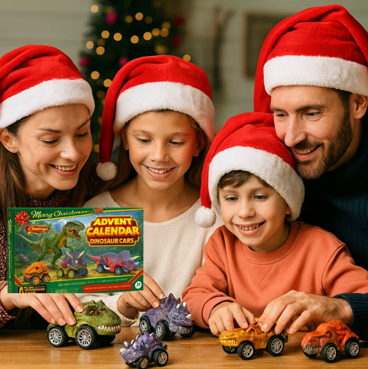 Dino Auto Adventskalender – 24 dagen vol verrassingen en speelplezier🦖