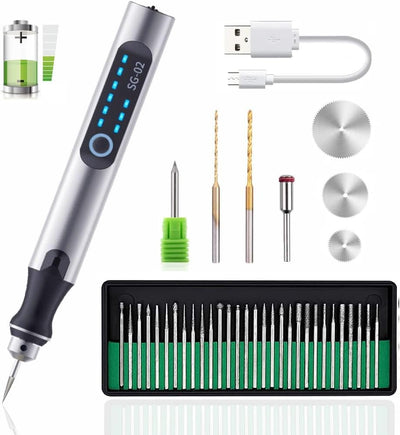 CraftyPen™ - Trådløs graveringspenn for gravering | 44% Rabatt
