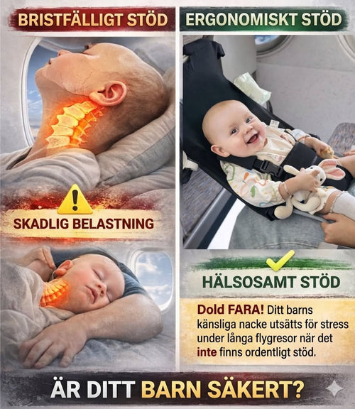 Velora™ – Babyflyghängmattan som skyddar ditt barns ryggrad samtidigt som du får båda händerna fria