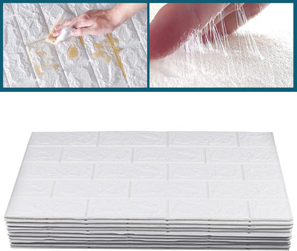 BrickWall 3D Självhäftande Tapet – Tidlös tegelkänsla, modern komfort