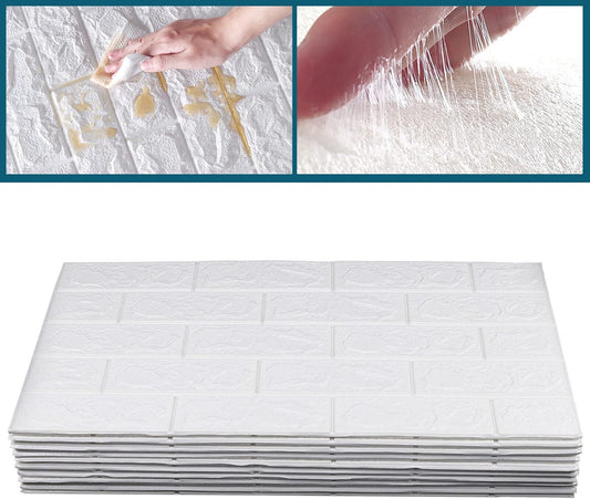 BrickWall 3D Självhäftande Tapet – Tidlös tegelkänsla, modern komfort