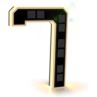 Solbelysta Husnummer - LED-skylt för modern & stilren exteriör