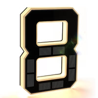 Solbelysta Husnummer - LED-skylt för modern & stilren exteriör