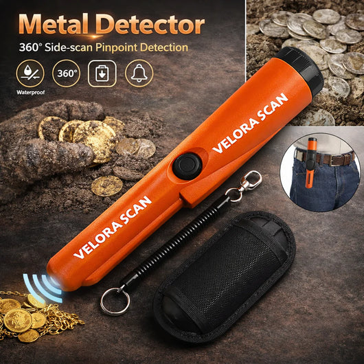 Metalldetektor – Upptäck dold metall på sekunder, helt vattentät med 360° sökninga