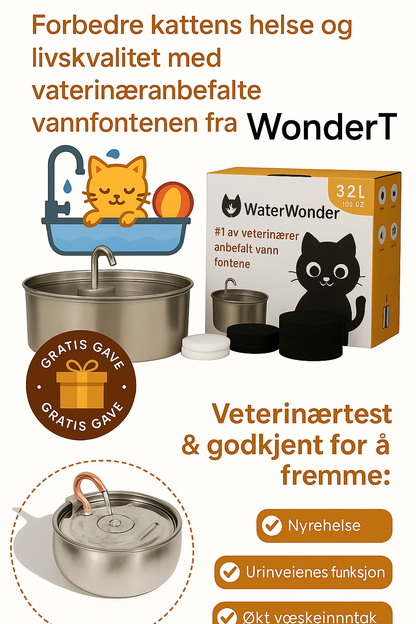 WaterWonder™ Vitenskapelig utviklet for kattens helse og velvære