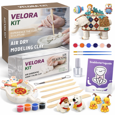 Velora Kit- Allt du behöver för att börja skapa keramik hemifrån.