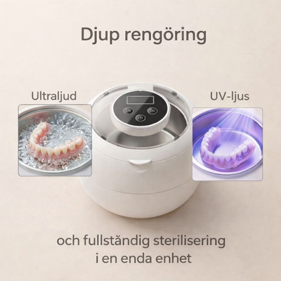 Velora DentaClean – Ultraljudsrengöring & UV-sterilisering