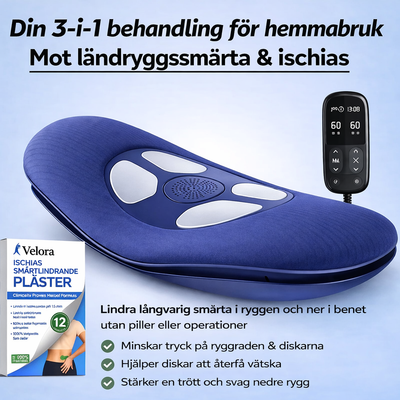 Bli av med ryggsmärta och ischias utan operation inom 1-2 Veckor!
