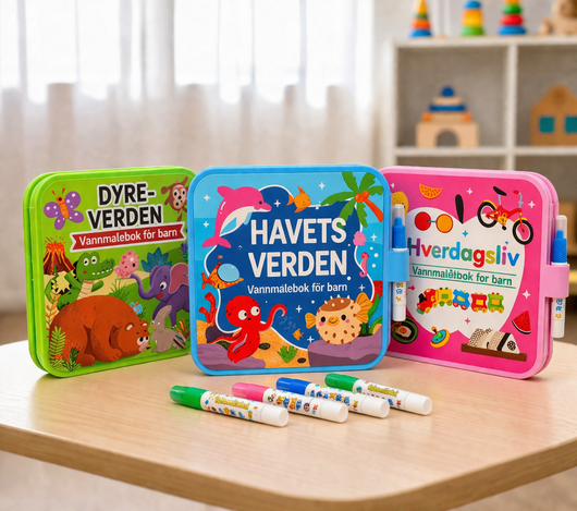 Velora™ Montessori Vannmalebok