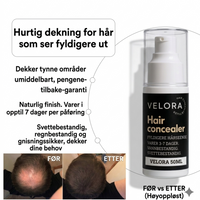 Velora Concealer - Filler Fra tynt til fyldig hår på bare 30 minutter