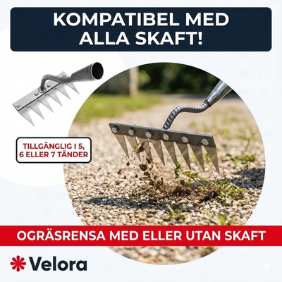 Revolutionerande ogräsräfsa