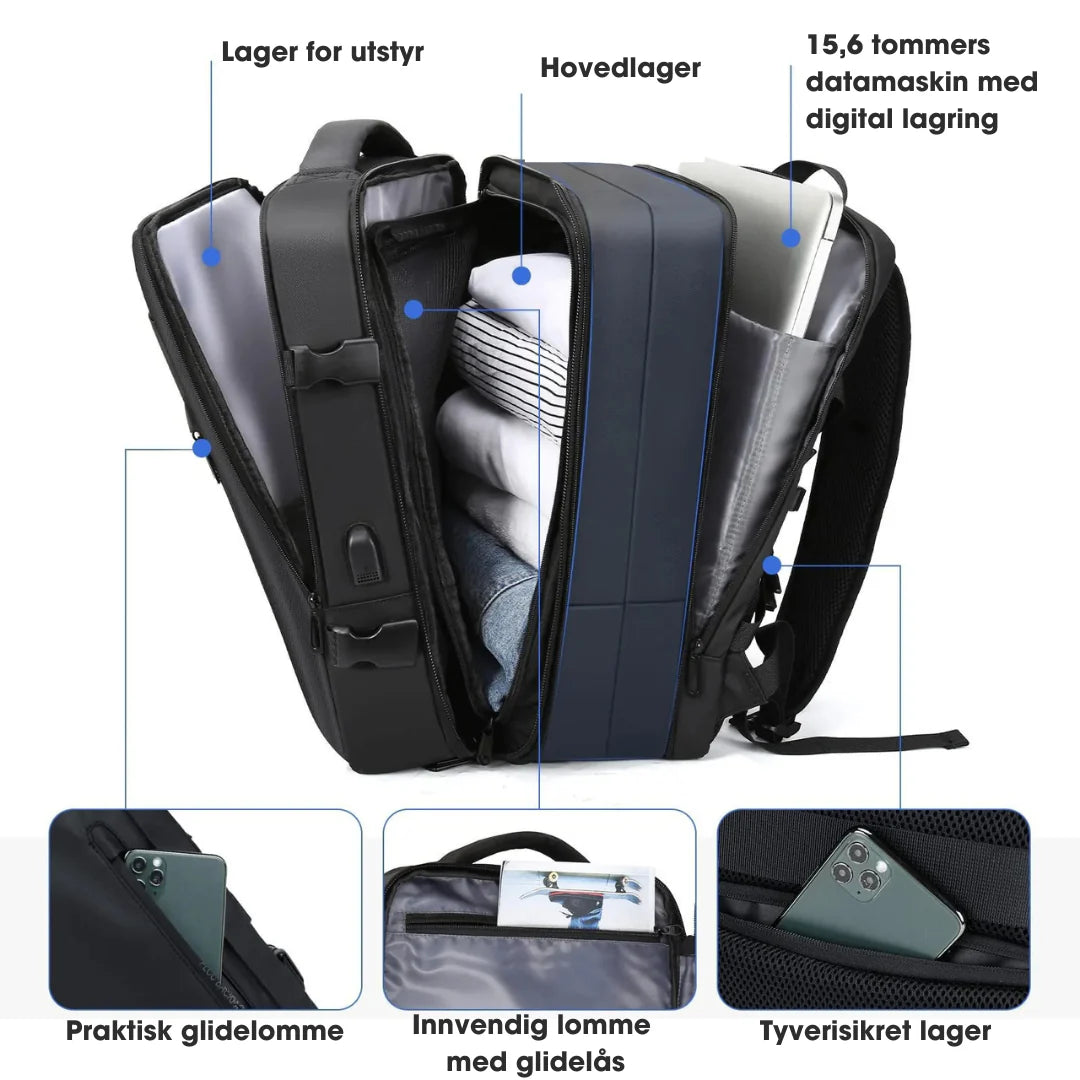 Voyage™ | Reiseryggsekk med stor kapasitet