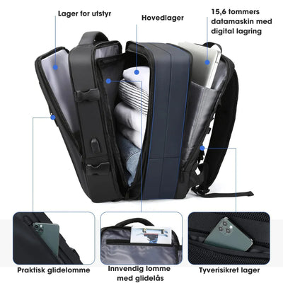 Voyage™ | Reiseryggsekk med stor kapasitet