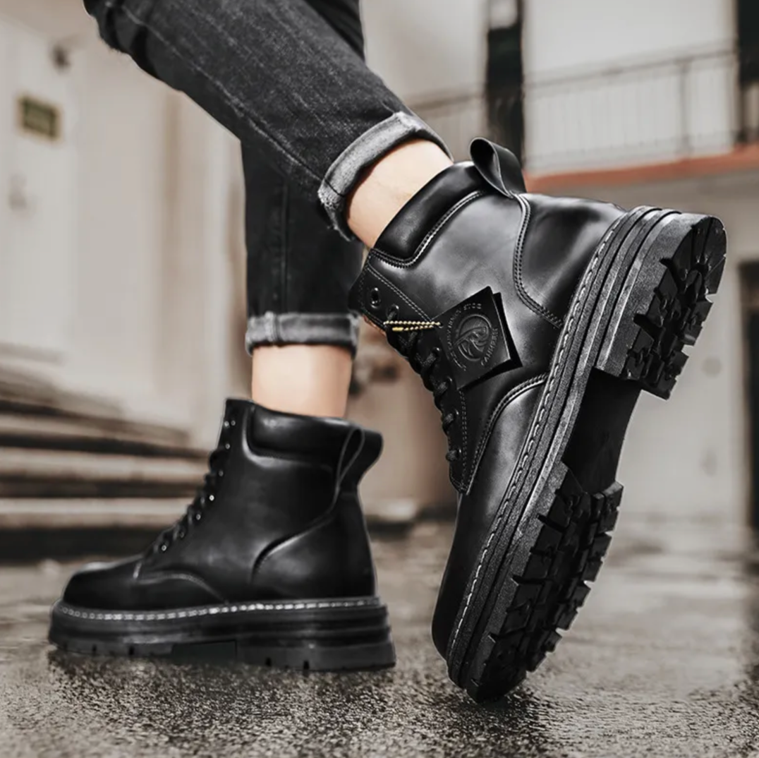 TaskBoot™ - Cowboystøvler i skinn