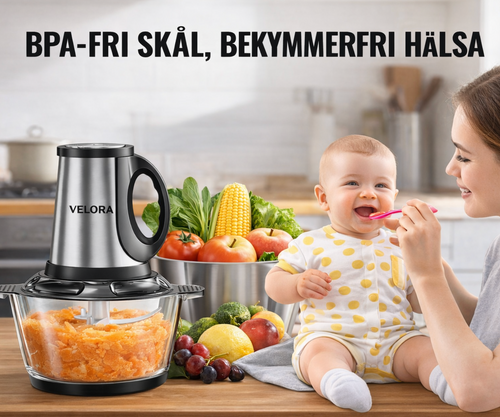 Velora - Perfekt för baby food & familjemiddagar