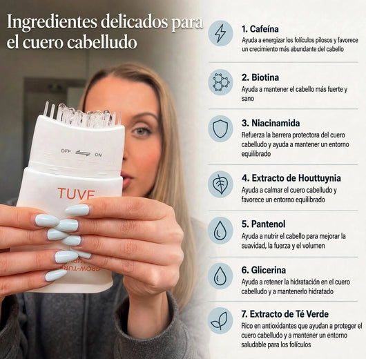 Tuve Sérum Coreano nº1 para Crecimiento y Densidad | Pelo más fuerte y más denso en 6 semanas