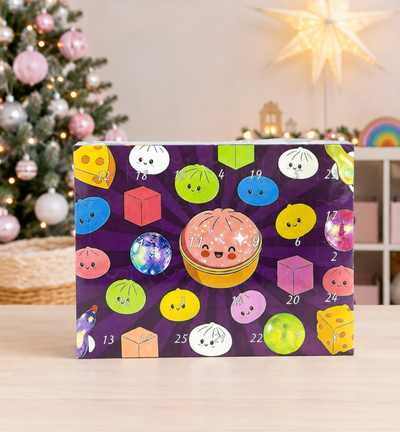 Calendario dell'Avvento Squishy di Natale™ | 24 caselle, 24 squishy diversi