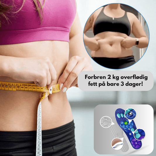 SlimmStar - Magnetiske såler som hjelper deg med å brenne magefett!