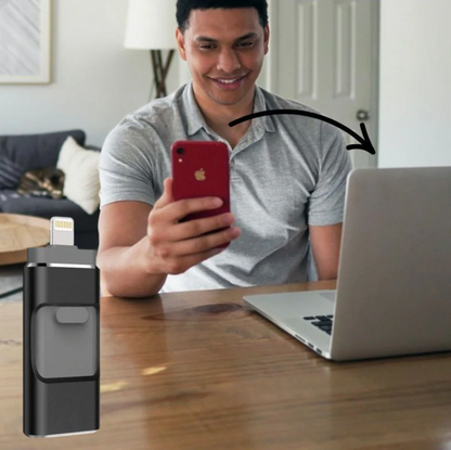 4 i 1 USB-minne - lynrask bildeoverføring