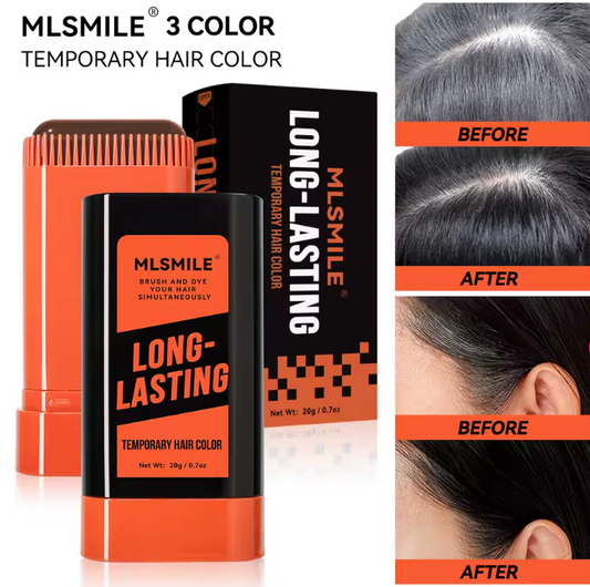 HairBlend™ Tillfällig Hårfärg Stick – Omedelbar Gråhårstäckning &amp; Vattentät