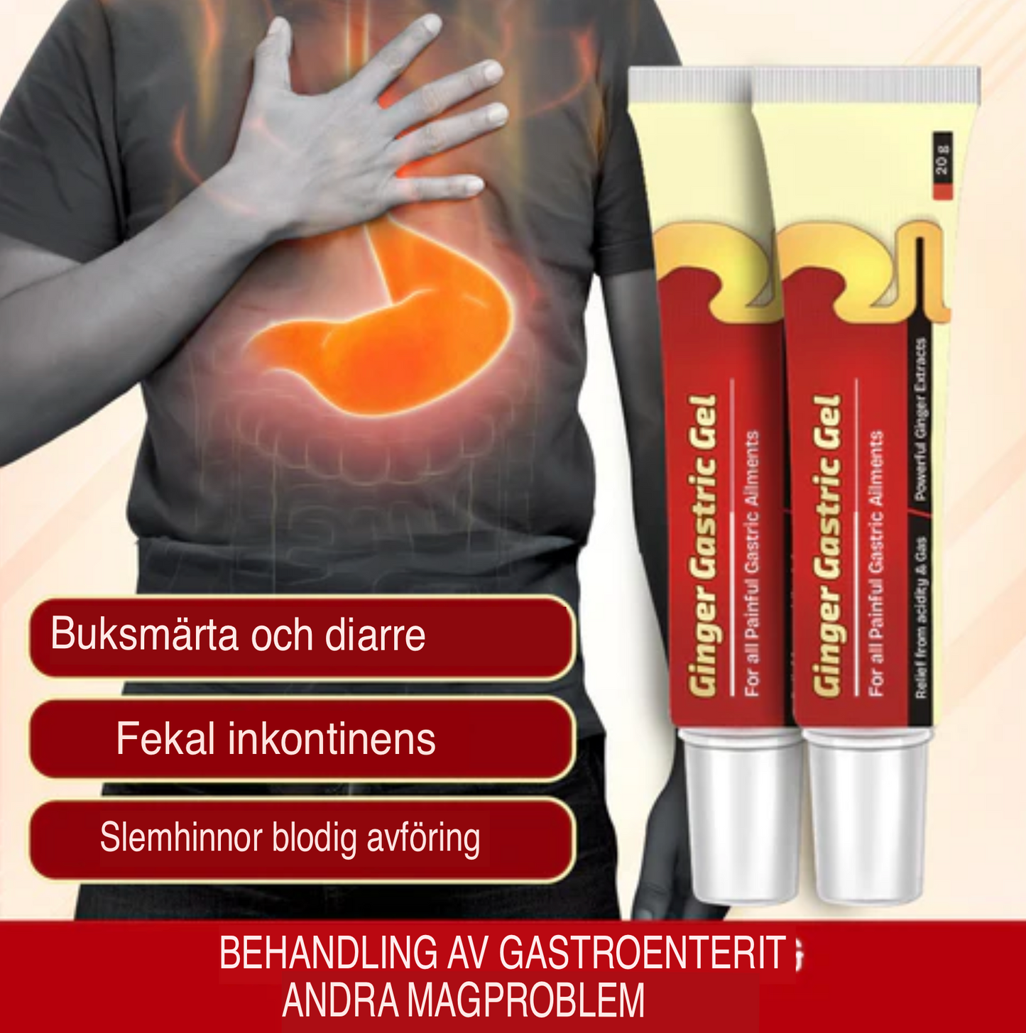 GingerBalm™ Slipp sura uppstötningar 1+1 Gratis