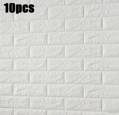 BrickWall 3D Självhäftande Tapet – Tidlös tegelkänsla, modern komfort