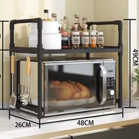 ELEVATE-KITCHEN™ – Metall kjøkkenhylle for plassbesparelse