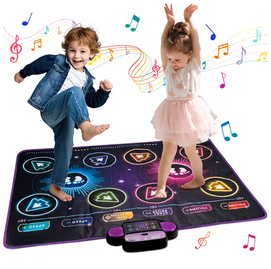 Electronic Dance Mat for Kids – with Bluetooth and 9 Levels of Fun! 🎶