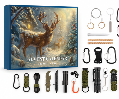 Survival Adventskalender voor Mannen – 24 dagen vol onmisbare survivaltools 🔦