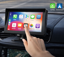 7-tums pekskärm med Trådlös Carplay - Uppgradera din körupplevelse på 10 sekunder 🚗