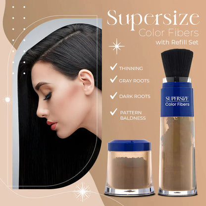 Supersize fargefibre med refill-sett