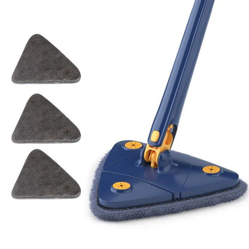 TriangleMop™ - uttrekkbar hjørnemopp i mikrofiber for dyp rengjøring | 40% Rabatt