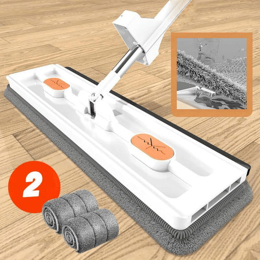 WideWipe™ - 360° roterende, selvsvingende mopp med 360° rotasjonsvinkel | 35% Rabatt