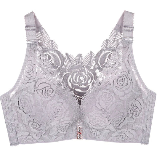 Blossom™ - Push up-bh med frontlukning og rosenbroderi | 30% Rabatt