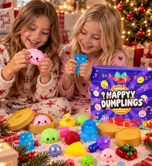 Calendario de Adviento de Squishies™ 2026 | 24 ventanitas, 24 squishies distintos