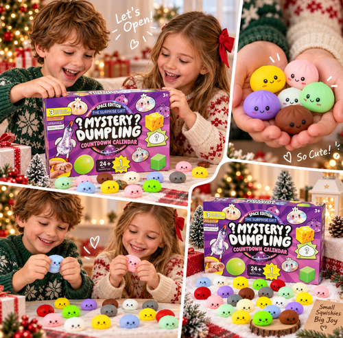 Calendario de Adviento de Squishies™ 2026 | 24 ventanitas, 24 squishies distintos