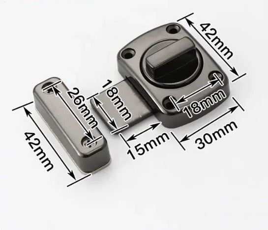 TwistLock™ - tyverisikret dørlås | 1+1 Gratis