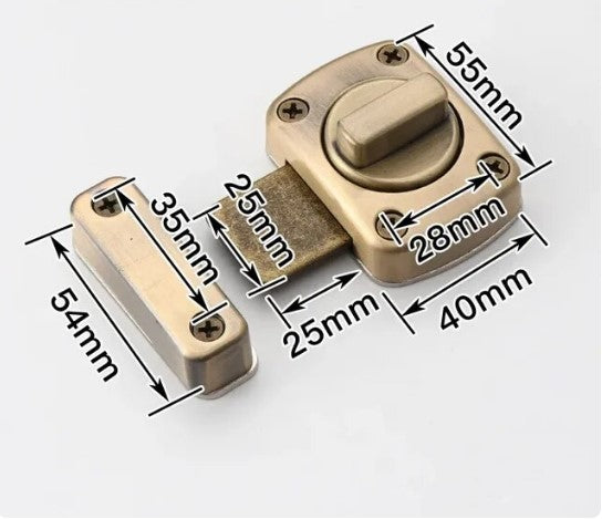 TwistLock™ - tyverisikret dørlås | 1+1 Gratis