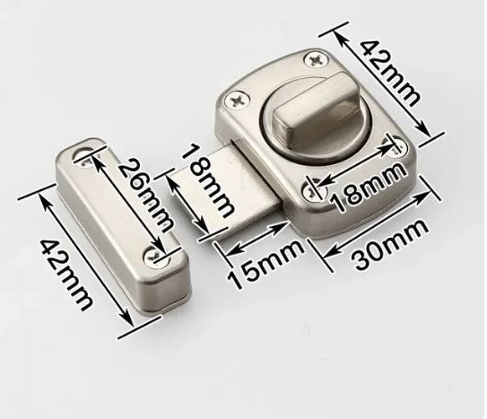 TwistLock™ - tyverisikret dørlås | 1+1 Gratis