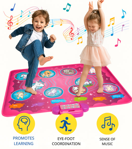 Electronic Dance Mat for Kids – with Bluetooth and 9 Levels of Fun! 🎶