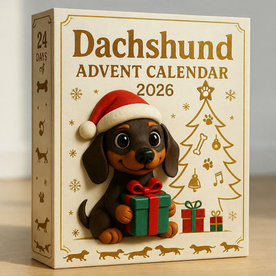 Calendario dell'Avvento Bassotto 2026 | 24 Statuine di Bassotto